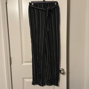 Black and White Striped Pants by Forever 21